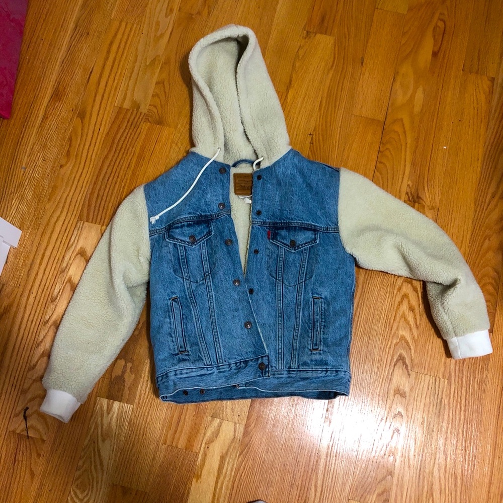 Levi denim Sherpa jacket